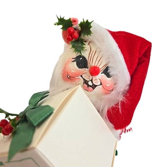 Vtg Annalee‎ Mobilitee Santa Mouse w/Gift 1994 Made in USA 6" Rare - Picture 4 of 10